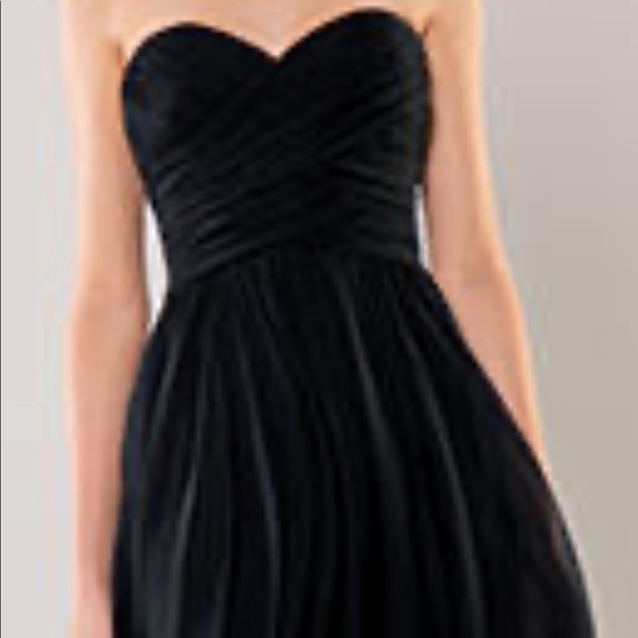 Madelyn Black Silky Chiffon - Picture 5 of 9